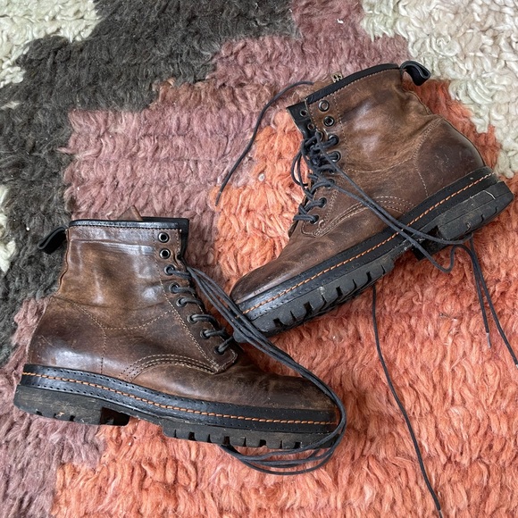 A.S.98 Johnnies Lace-Up Boot / Brown Leather - Picture 5 of 6